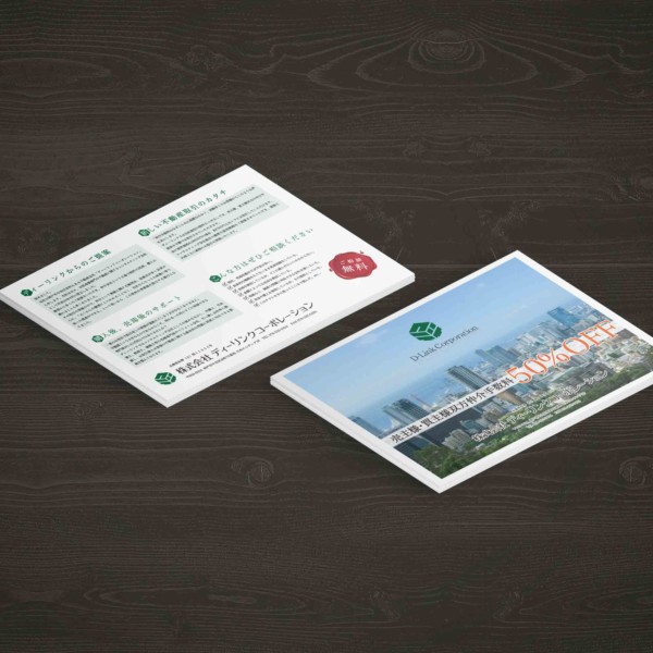 A4 flyer design & printing｜Hyogo-Kobe｜D-Link Corporation